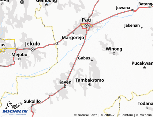 Carte MICHELIN Tlogoayu - ViaMichelin