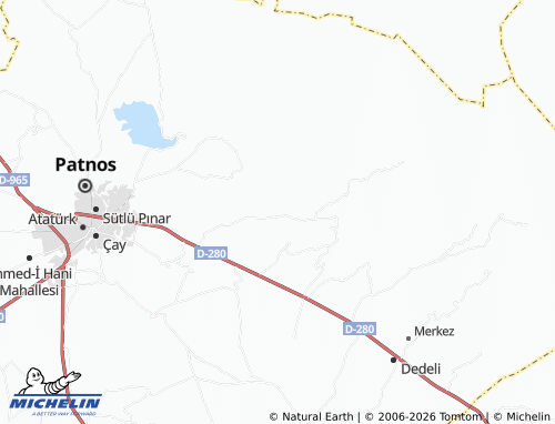 MICHELIN-Landkarte Bozoğlak - ViaMichelin