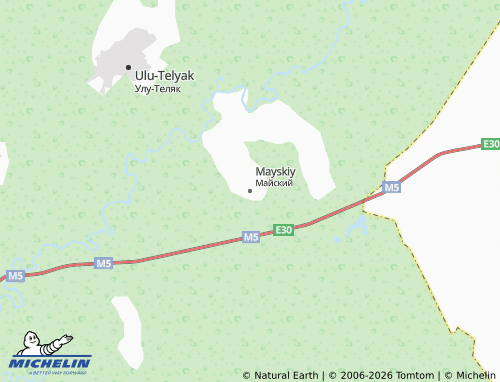 MICHELIN-Landkarte Mayskiy - ViaMichelin