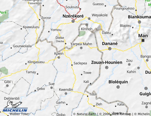 Carte MICHELIN Gbor - ViaMichelin