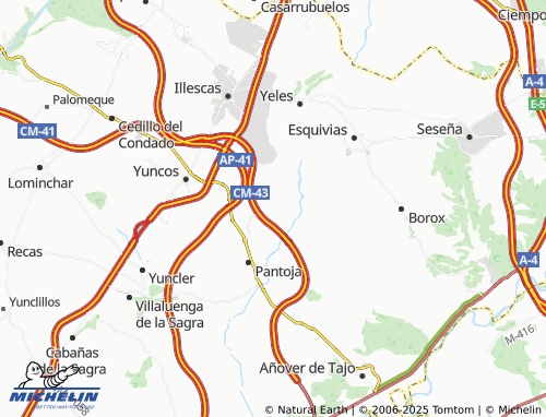 Kaart MICHELIN El Pinar de Villeriche - ViaMichelin