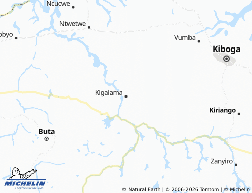 MICHELIN Kigalama map - ViaMichelin
