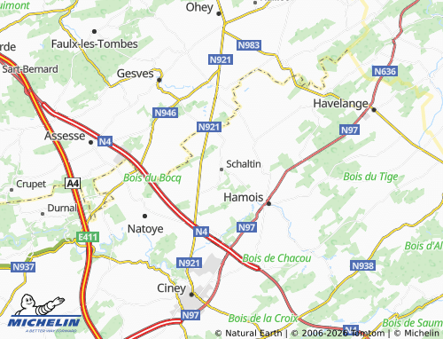 Mappa MICHELIN Schaltin - ViaMichelin