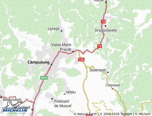 MICHELIN Șelari map - ViaMichelin