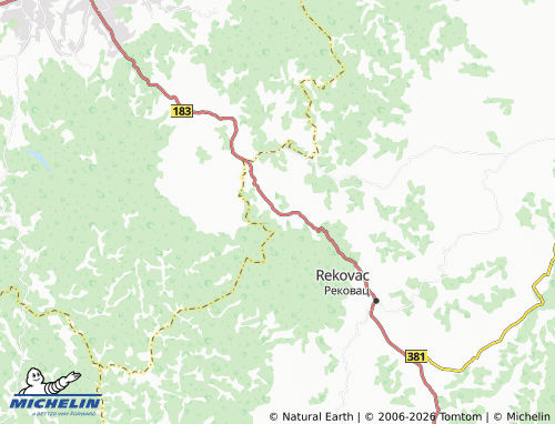 Mapa MICHELIN Ratković - ViaMichelin
