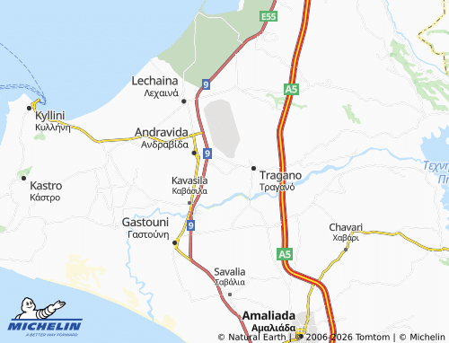 Carte MICHELIN Stafidokampos - ViaMichelin
