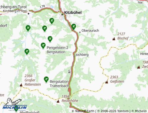 MICHELIN Jochberg map - ViaMichelin