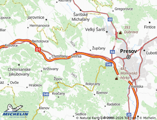 MICHELIN-Landkarte Kojatice - ViaMichelin