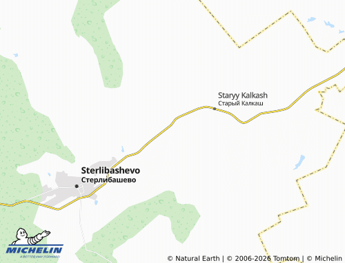MICHELIN-Landkarte Ibrakayevo - ViaMichelin