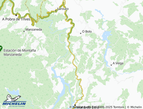 MICHELIN Cambela (Santa María) map - ViaMichelin