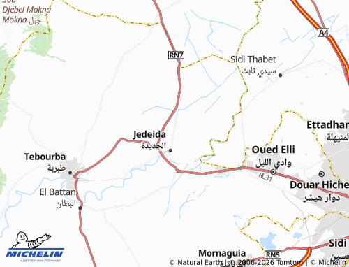 Mappa MICHELIN Duwwar Majaz Bou Ramadah - ViaMichelin