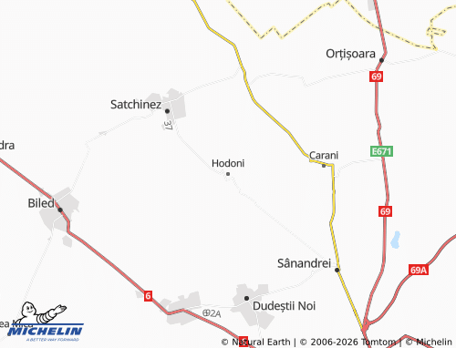 Mappa MICHELIN Hodoni - ViaMichelin
