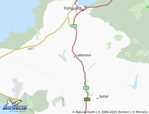MICHELIN Letterston map - ViaMichelin