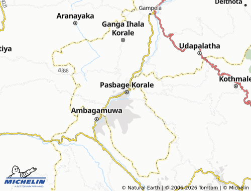 Mappa MICHELIN Nawalapitiya West - ViaMichelin