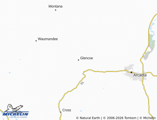 Carte MICHELIN Glencoe - ViaMichelin