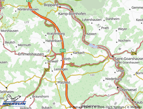 MICHELIN Karbach map - ViaMichelin