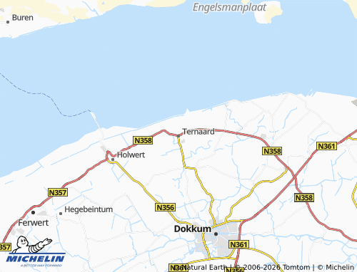 MICHELIN Ternaard map - ViaMichelin