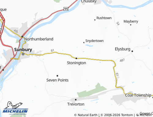 Carte MICHELIN Stonington - ViaMichelin