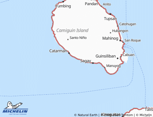 MICHELIN Tangaro map - ViaMichelin