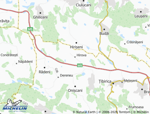 MICHELIN-Landkarte Hirova - ViaMichelin