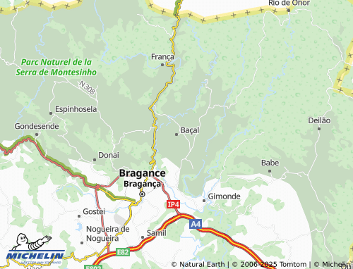 MICHELIN Baçal map - ViaMichelin