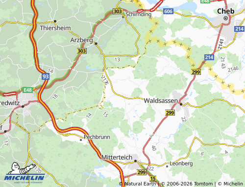 Mappa MICHELIN Konnersreuth - ViaMichelin