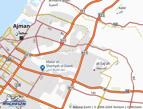 Carte MICHELIN Kasheeshah 1 - ViaMichelin