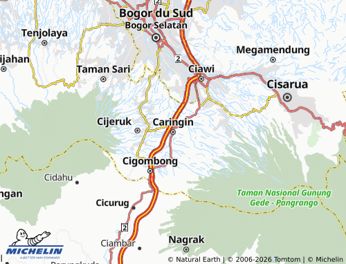 Carte MICHELIN Caringin - ViaMichelin
