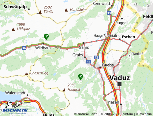 Carte MICHELIN Grabserberg - ViaMichelin