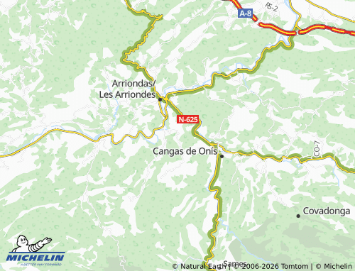MICHELIN Arenas map - ViaMichelin
