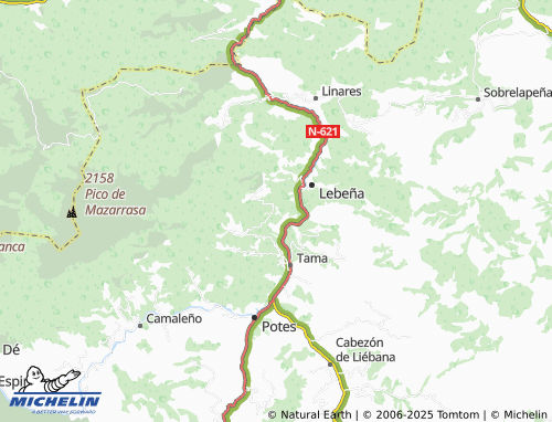Mapa MICHELIN Pendes - ViaMichelin