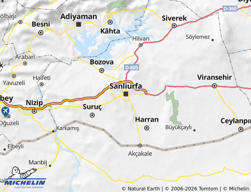 Mapa MICHELIN Eyyübiye - ViaMichelin