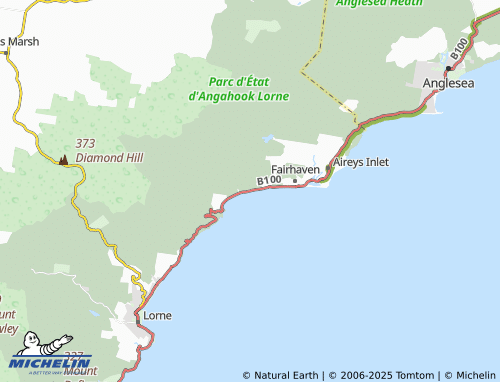 MICHELIN Eastern View map - ViaMichelin