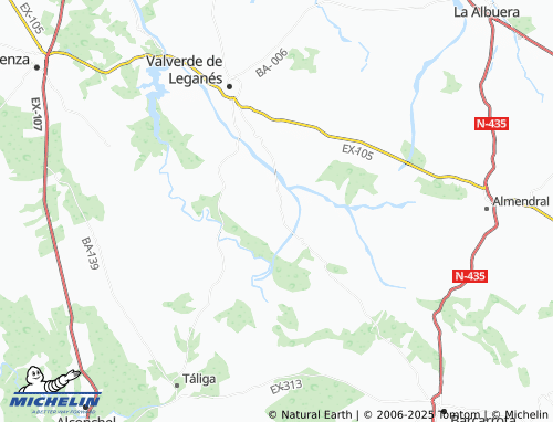 MICHELIN Los Fresnos map - ViaMichelin