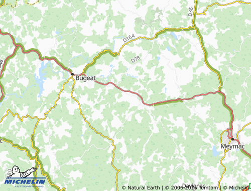 MICHELIN Chaumeil map - ViaMichelin