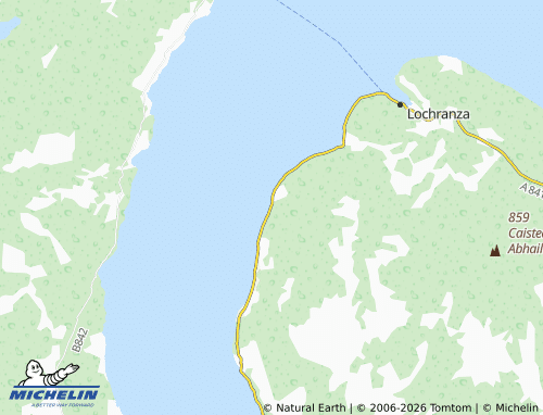 MICHELIN Thundergay map - ViaMichelin