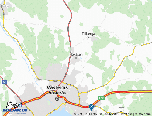 Carte MICHELIN Hökåsen - ViaMichelin