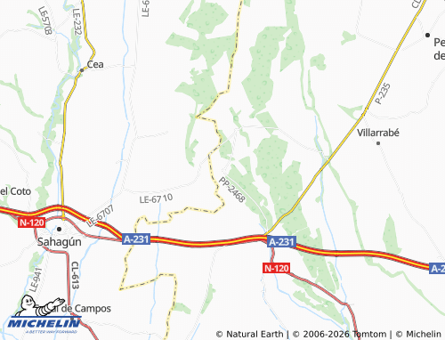 MICHELIN Lagartos map - ViaMichelin