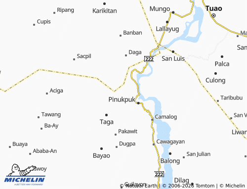 MICHELIN Taggay map - ViaMichelin