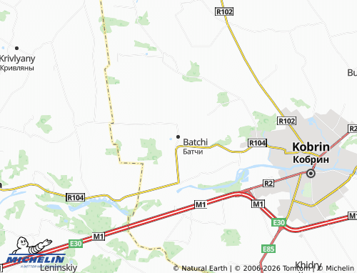 Carte MICHELIN Batchi - ViaMichelin