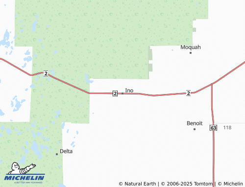 MICHELIN Ino map - ViaMichelin