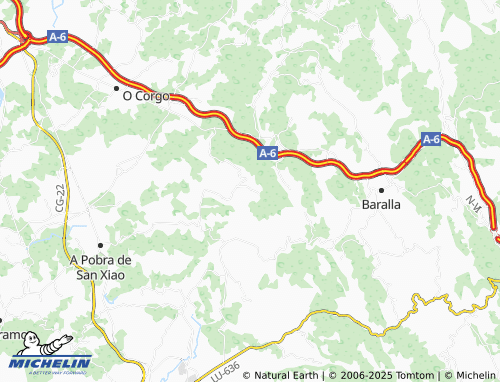 MICHELIN Toirán (San Salvador) map - ViaMichelin
