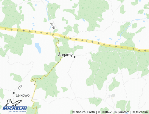 MICHELIN Augamy map - ViaMichelin