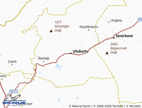 MICHELIN Güreşyeri map - ViaMichelin