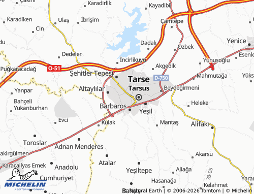 MICHELIN Anıt map - ViaMichelin