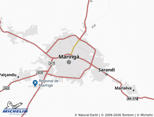 Mapa MICHELIN Zona 10 - ViaMichelin