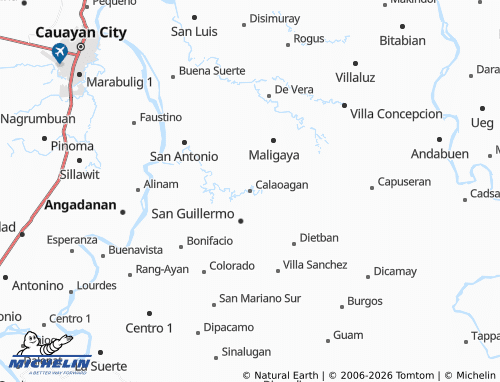 MICHELIN Calaoagan map - ViaMichelin