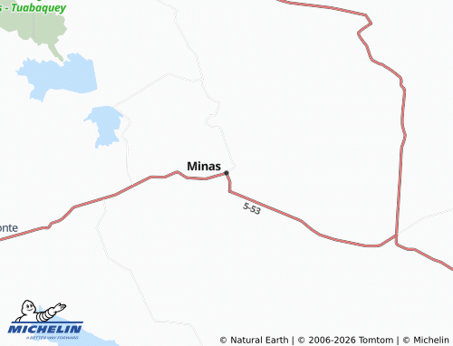 MICHELIN Minas map - ViaMichelin
