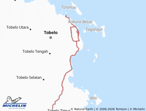 MICHELIN Kaliupa map - ViaMichelin