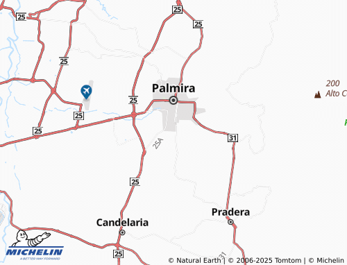 MICHELIN Urbanización Parques de la Italia map - ViaMichelin